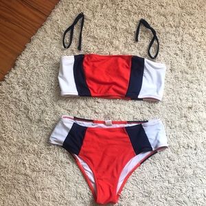 High waisted swimsuit